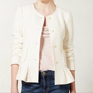 Classy Wool Blend Coat with Pleated Hem & Lined Interior - size 4/small